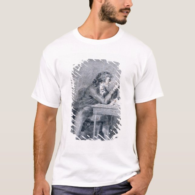 Camiseta Francois Buzot que comtempla un retrato (Anverso)
