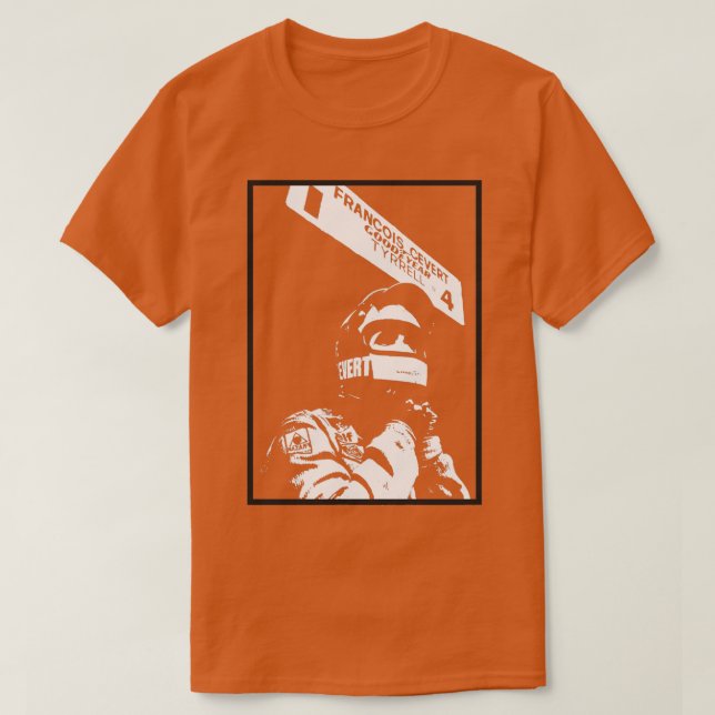 Camiseta Francois Cevert  (Diseño del anverso)