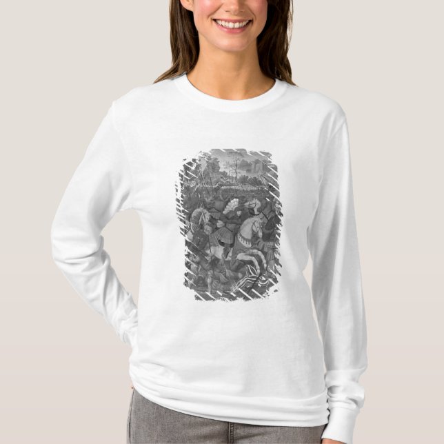 Camiseta Francois I que carga en la batalla de Marignan (Anverso)