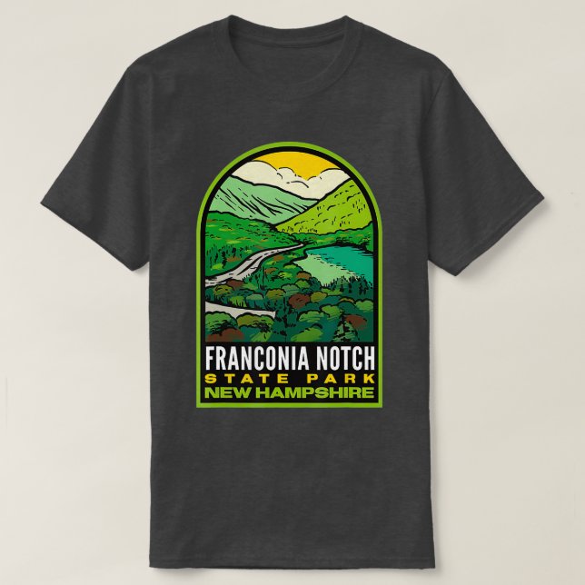 Camiseta Franconia Notch State Park New Hampshire (Diseño del anverso)