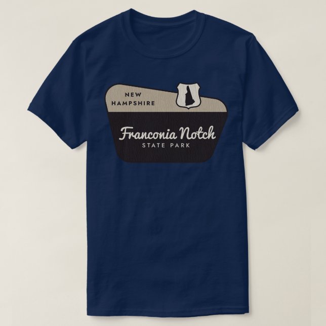 Camiseta Franconia Notch State Park New Hampshire Welcome S (Diseño del anverso)
