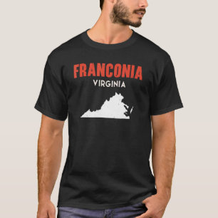 Camiseta Franconia Virginia Estados Unidos Estados Unidos V
