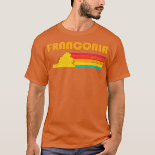 Camiseta Franconia Virginia Vintage Distresres Souvenir