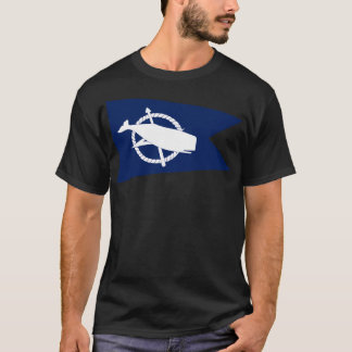 Camiseta Francotirador Blanco De La Isla Del Nantucket Azul