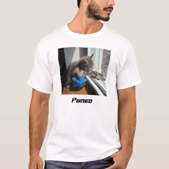 Camiseta Francotirador del gatito (Anverso)