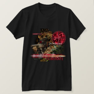Camiseta Francotirador Identificar Adquirir Eliminar