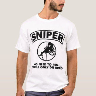 Camiseta Francotirador No Es Necesario Dirigir A Los Adulto