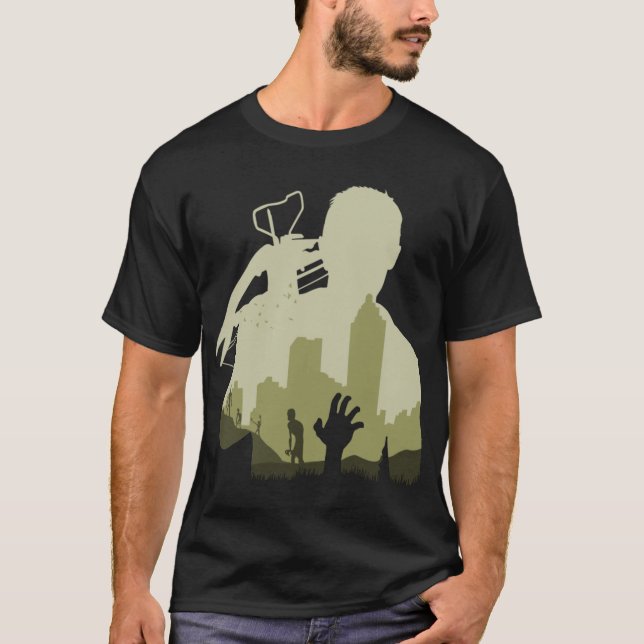 Camiseta Francotirando Zombies amigo amigos (Anverso)