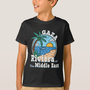 Camiseta Franja de Gaza Riviera Del Medio Oriente Trump