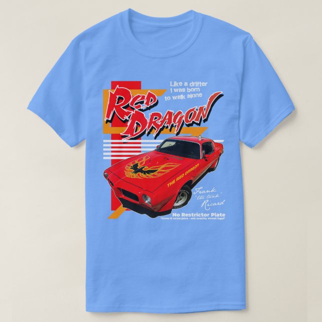 Camiseta Frank El Dragón Rojo De Los Tanques (Diseño del anverso)