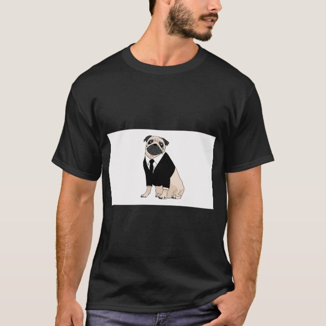 Camiseta Frank el Pug (Anverso)