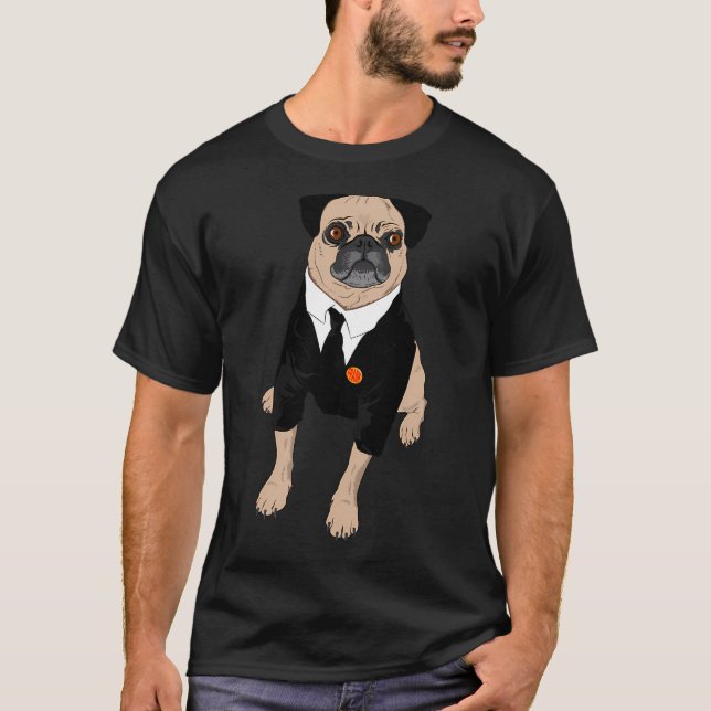 Camiseta Frank el Pug (Anverso)