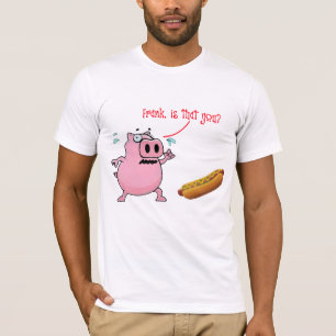 Camiseta Frank, es que tu perro caliente el diseño divertid