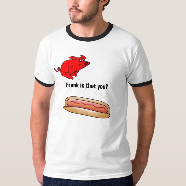 Camiseta ¿Frank Es Tú? Ringer Tee (Anverso)