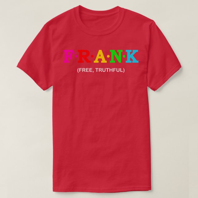 Camiseta Frank Free Truth (Diseño del anverso)