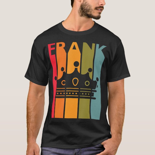 Camiseta Frank Gift Idea para los chicos Retro Nombre Retro (Anverso)