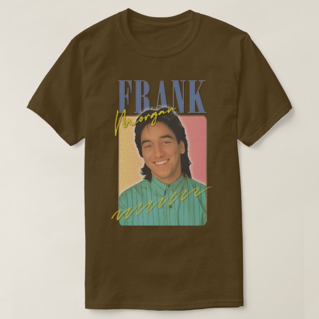 Camiseta Frank Morgan Hway Arte de fans estéticos de los añ (Diseño del anverso)