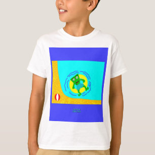 Camiseta FrankenCheese Summer Boys White Basic T Shirt