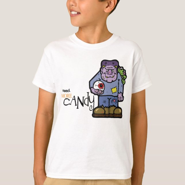 Camiseta Frankenstein divertido Halloween (Anverso)