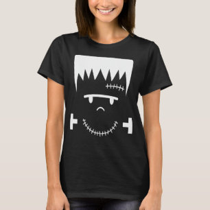 Camiseta Frankenstein Face Funny Costume Halloween