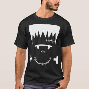Camiseta Frankenstein Face Funny Costume Halloween
