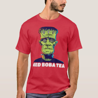 Camiseta Frankenstein necesita Boba Tea 