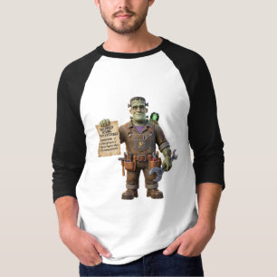 Camiseta Frankenstein Repair Mechanic Funny Halloween Ragla