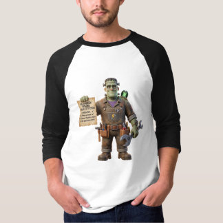 Camiseta Frankenstein Repair Mechanic Funny Halloween Ragla