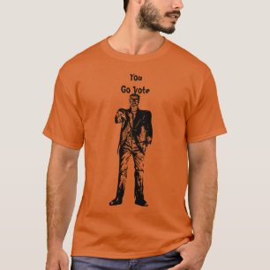 Camiseta Frankenstein Ve a votar Halloween Elección