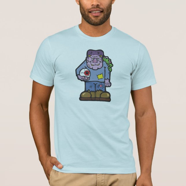 Camiseta frankenstein y rana (Anverso)