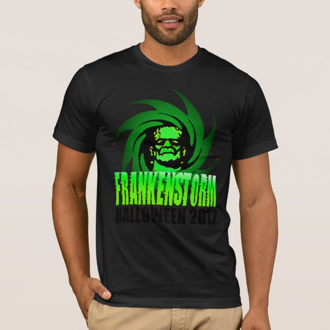 Camiseta FRANKENSTORM (huracán Sandy) Halloween 2012 (Anverso)