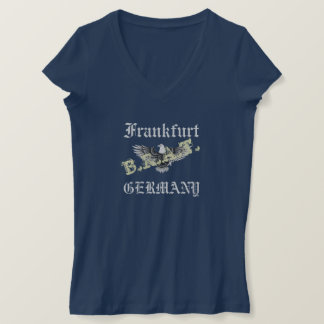 Camiseta FRANKFURT, ALEMANIA, BRAT, TELÉFONO, ÁguiLA, Camis