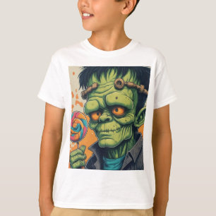 Camiseta Frankie sale a pedir dulces o trucos