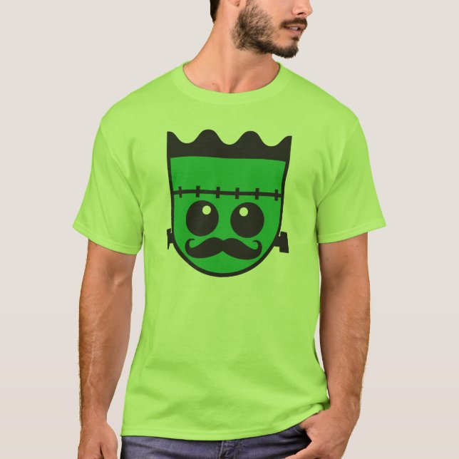 Camiseta FRANKINSTIEN en bigote (Anverso)