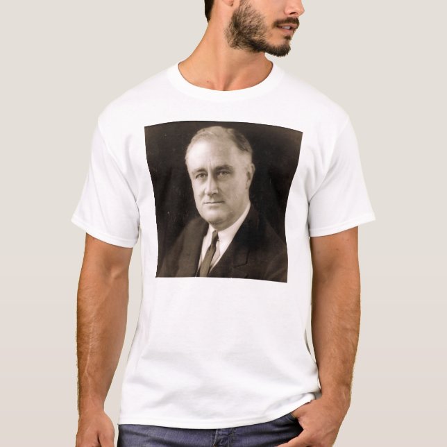 Camiseta Franklin Delano Roosevelt (Anverso)