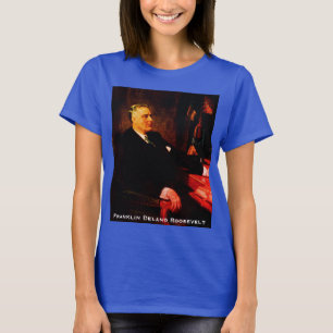 Camiseta Franklin Delano Roosevelt, presidente estadouniden