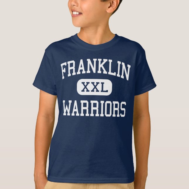 Camiseta Franklin - guerreros - joven - Brainerd Minnesota (Anverso)