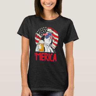 Camiseta Franklin Merica 4 de julio Merica Hombres Niños Am