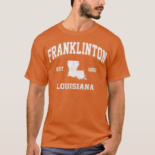 Camiseta Franklinton Louisiana LA vintage state Athletic st