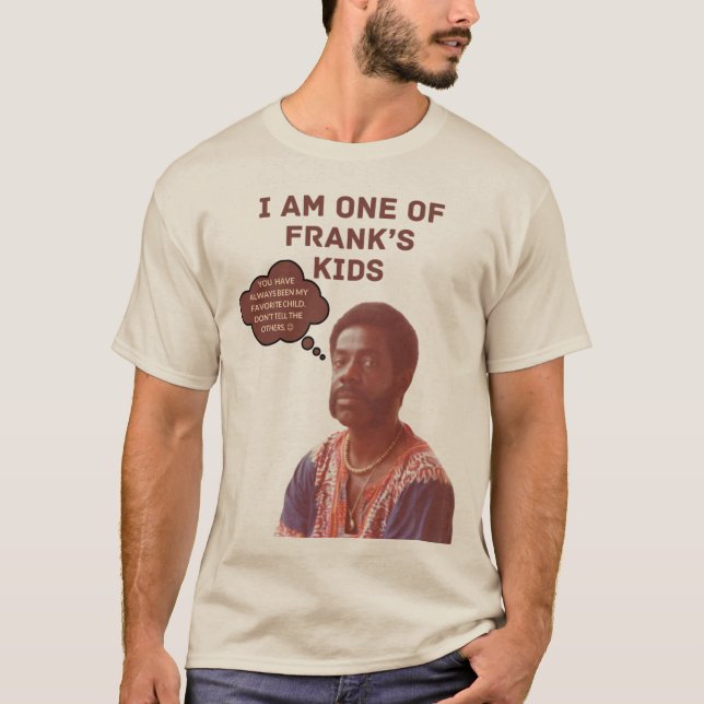 Camiseta Frank's Kids Sand Shirt/Brown Text (Anverso)