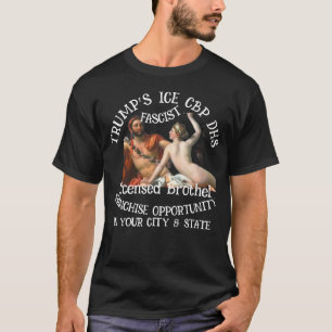 Camiseta Franquicia de burdel Trump con licencia asegurada