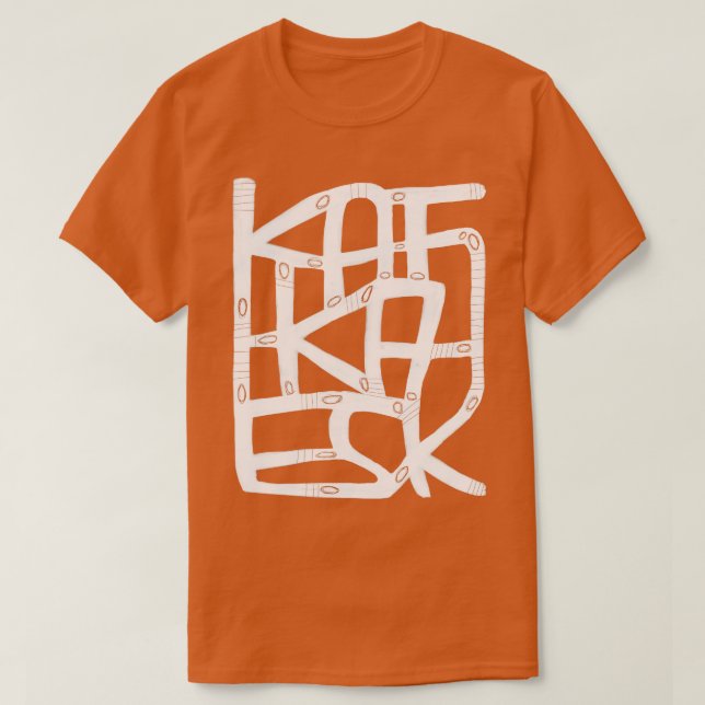 Camiseta Franz Kafka kafkaesk 1 (Diseño del anverso)