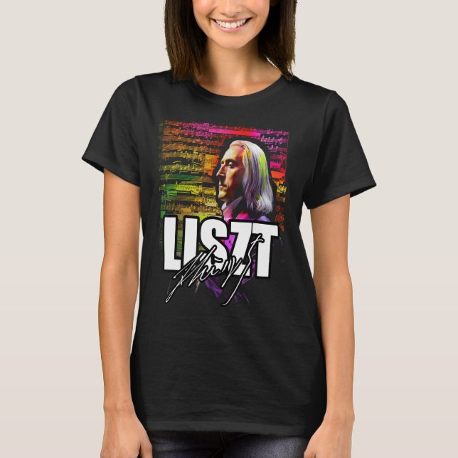 Camiseta Franz Liszt (Anverso)