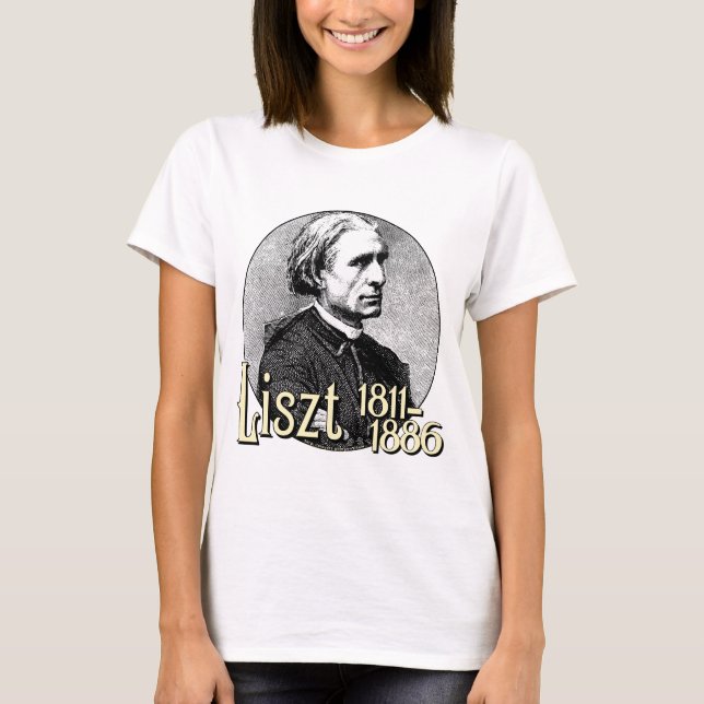 Camiseta Franz Liszt (Anverso)
