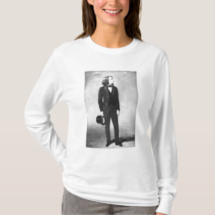 Camiseta Franz Liszt (1811-86) 1856 (litho) (foto de b/w)