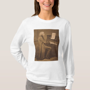 Camiseta Franz Liszt en el piano