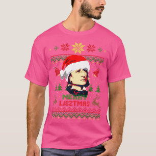 Camiseta Franz Liszt Merry Lisztmas