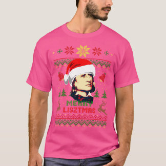 Camiseta Franz Liszt Merry Lisztmas