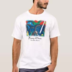 Camiseta Franz Marc - caballos azules
