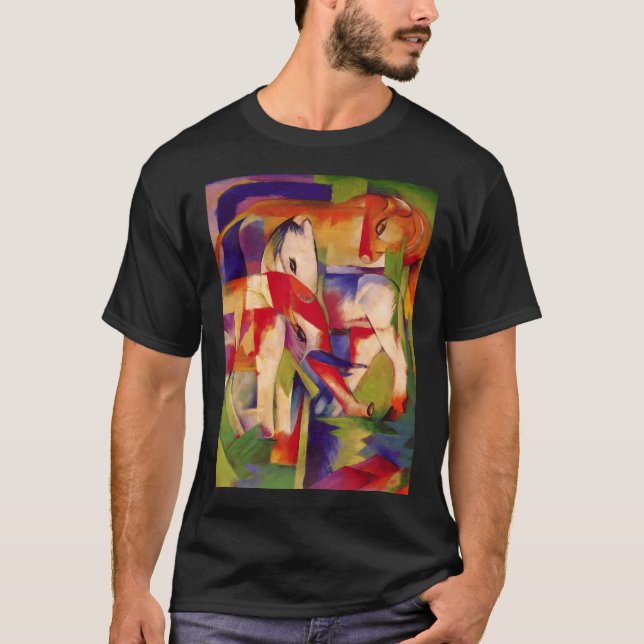 Camiseta Franz Marc Elephant Horse Cattle (Anverso)